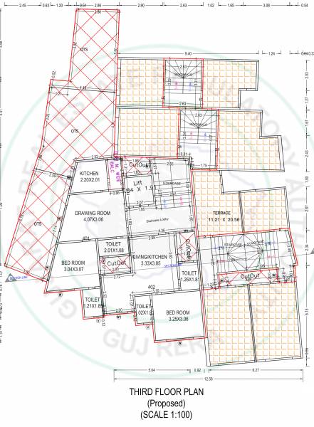 Tower A Cluster Plan for 3rd Floor sanjari-india-park Tower A Cluster Plan for 3rd Floor