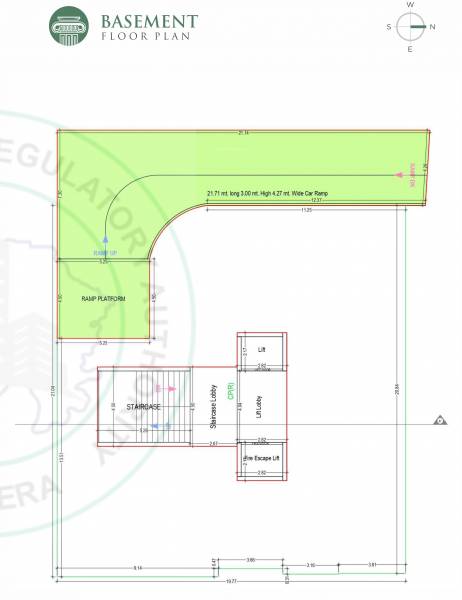 A Cluster Plan for basment Floor luxuria A Cluster Plan for basment Floor