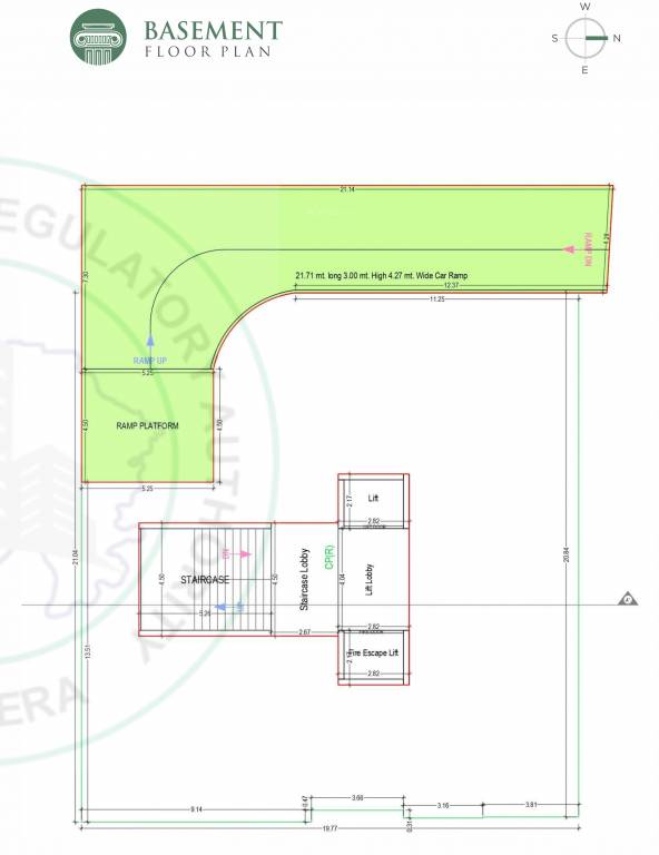  luxuria A Cluster Plan for basment Floor