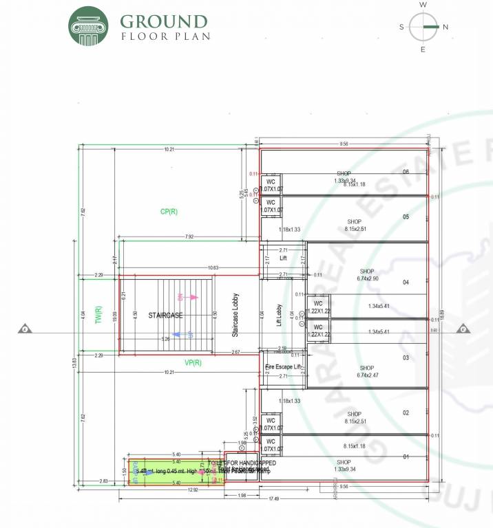  luxuria A Cluster Plan for ground Floor