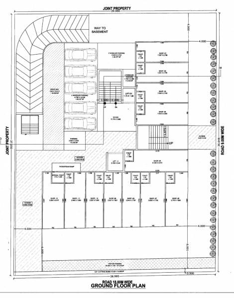  vandemataram-prime Block A Cluster Plan for ground Floor