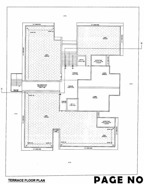  vandemataram-prime Block A Cluster Plan for Terrace Floor