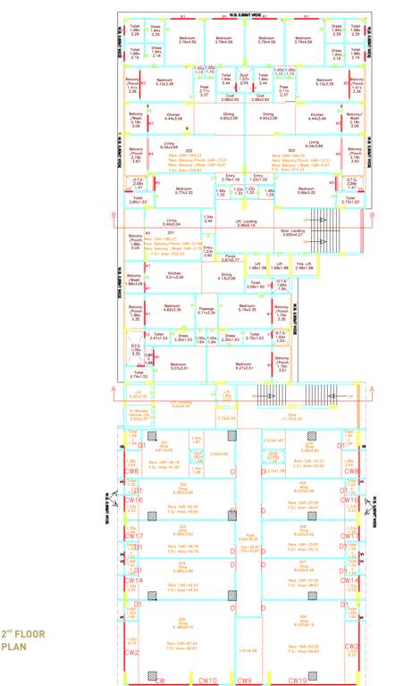  centroid luxuria Tower B Cluster Plan for 2nd Floor