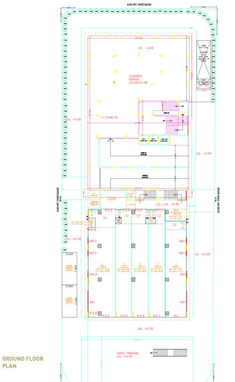  centroid luxuria Tower B Cluster Plan for ground Floor