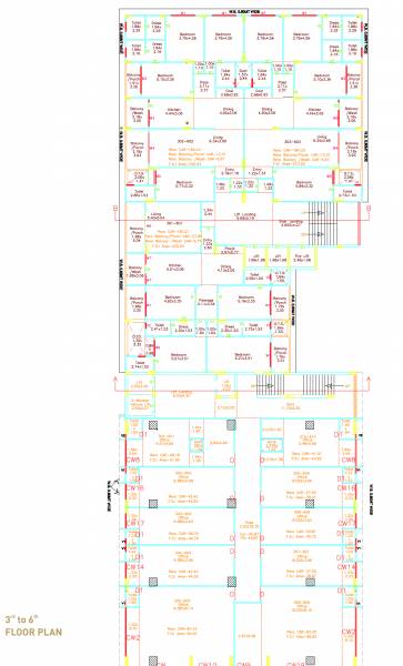 Tower B Cluster Plan from 3rd to 6th Floor centroid-luxuria Tower B Cluster Plan from 3rd to 6th Floor