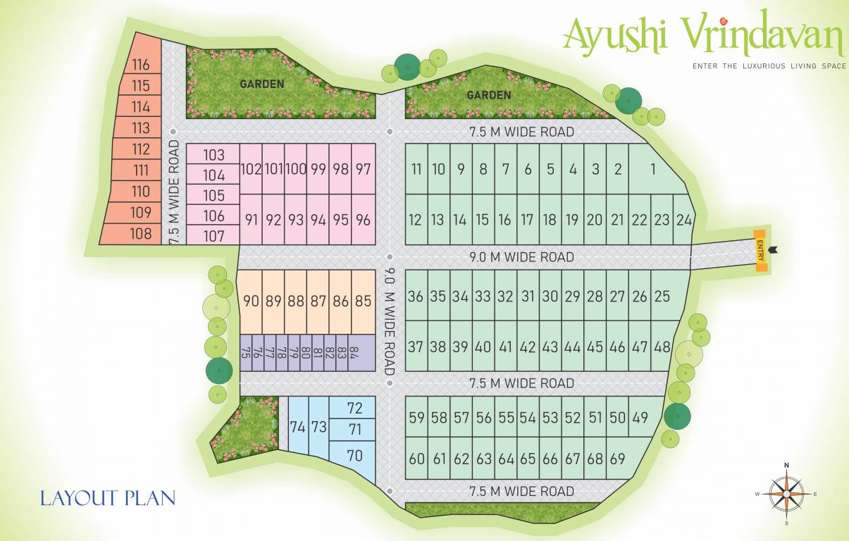  vrindavan Layout Plan