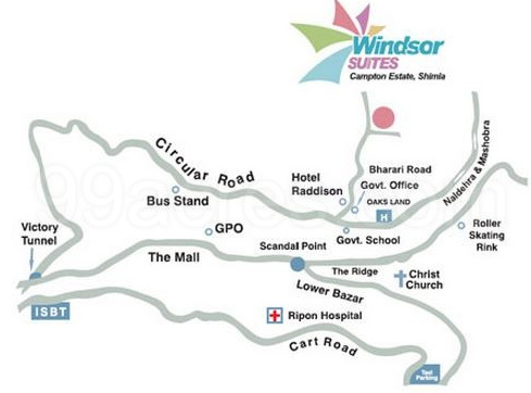 chalaunthi sanjauli plots Location Plan