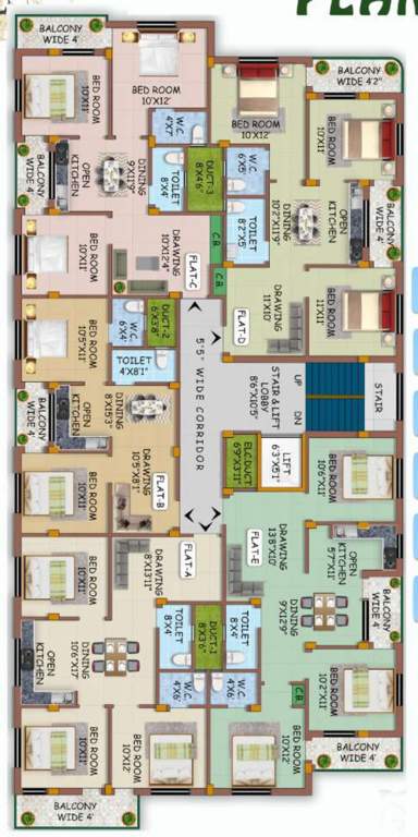  the orkit phase ii The Orkit Phase II Cluster Plan from 1st to 4th Floor