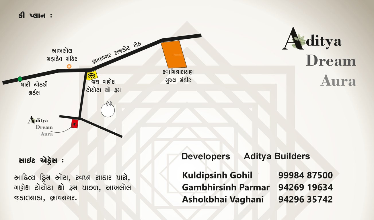  aditya dream aura Location Plan