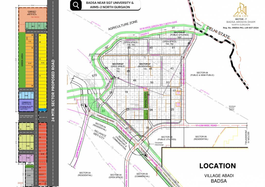  royal city Layout Plan