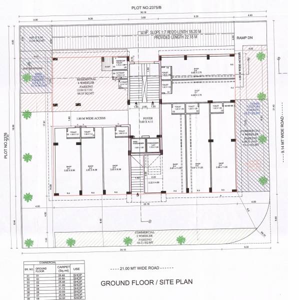 Tower A Cluster Plan for ground Floor vrusha-platinum Tower A Cluster Plan for ground Floor