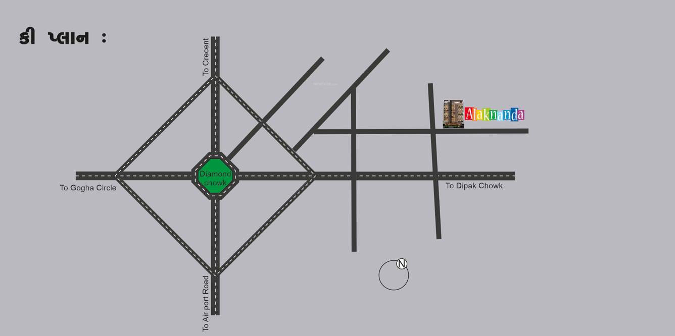  alaknanda co operative housing society Location Plan