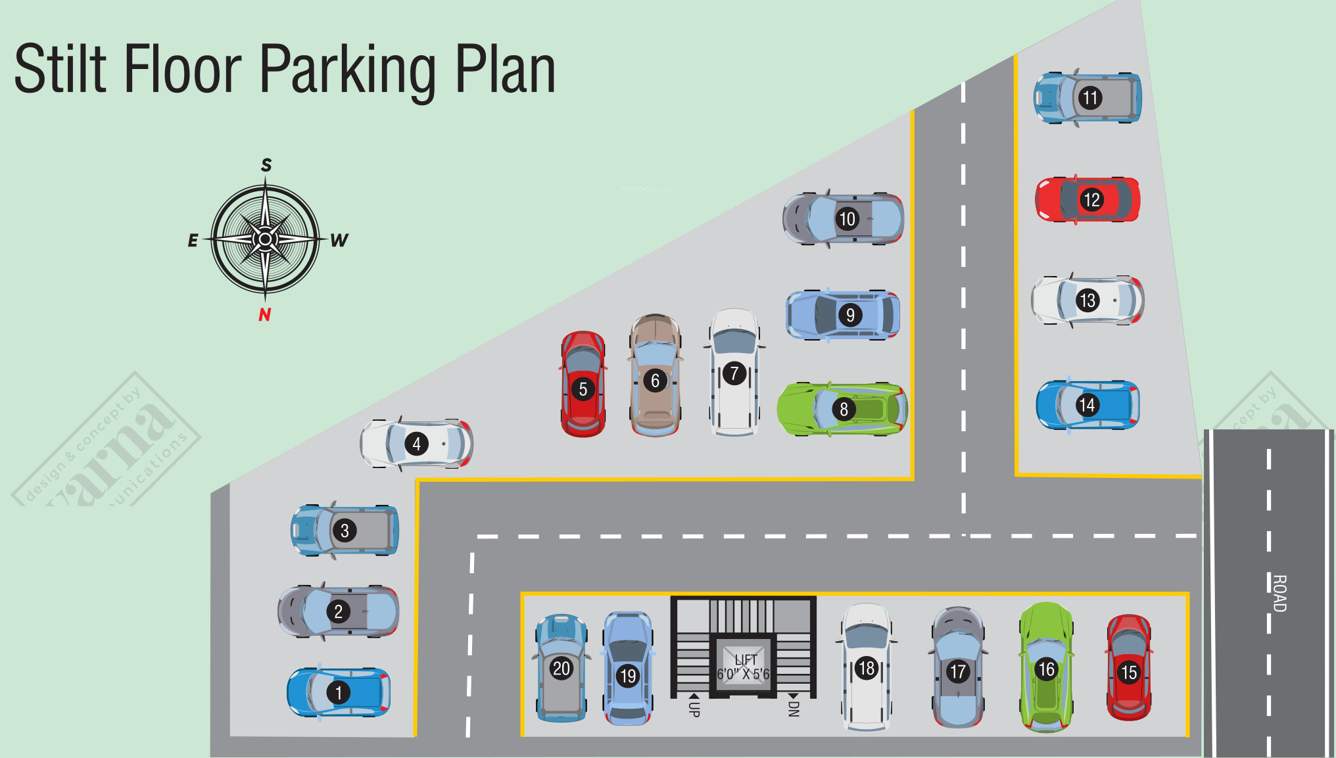  sai swastik Sai Swastik Cluster Plan for ground Floor