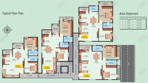 sai-swastik Sai Swastik Cluster Plan from 1st to 5th Floor
