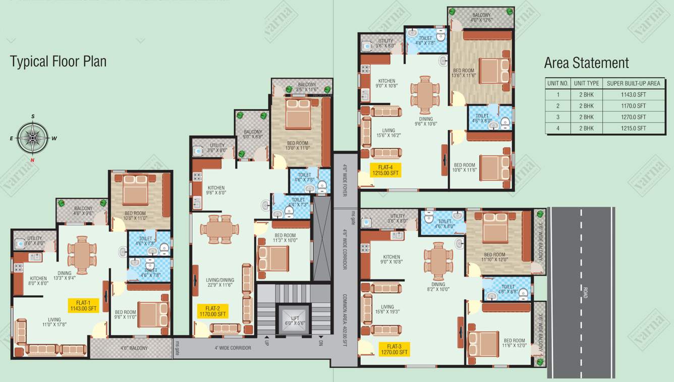  sai swastik Sai Swastik Cluster Plan from 1st to 5th Floor