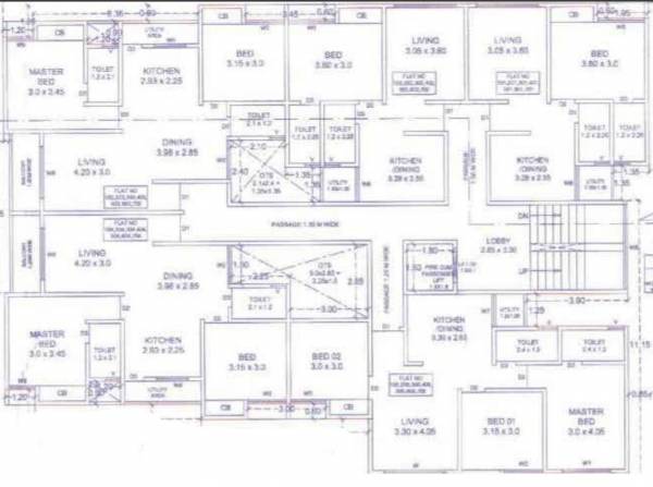  lotus-arcade Cluster Plan from 1st to 7th Floor