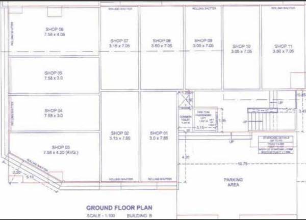  lotus-arcade Cluster Plan Ground Floor