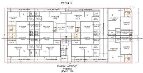 Wing B Cluster Plan for 2nd Floor balaji-trade-center Wing B Cluster Plan for 2nd Floor