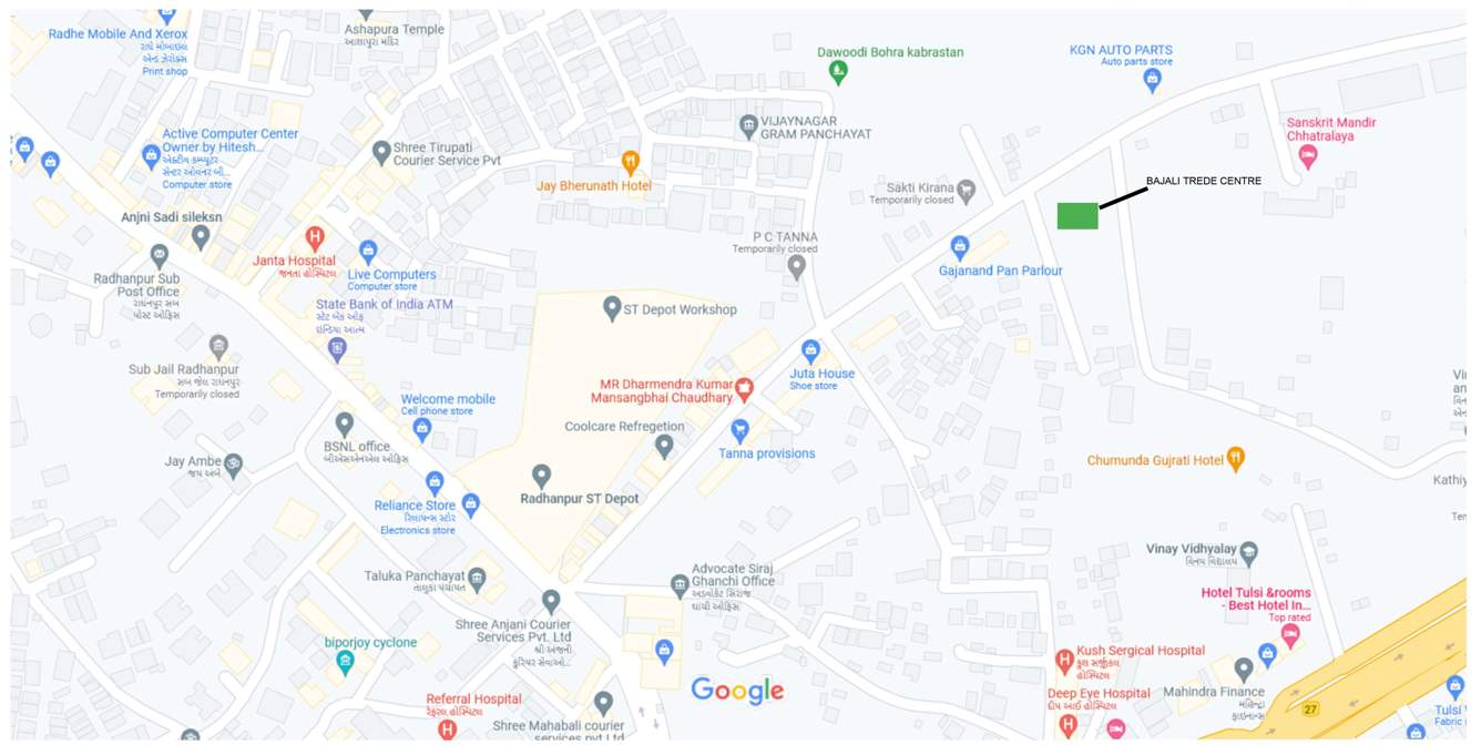  balaji trade center Location Plan