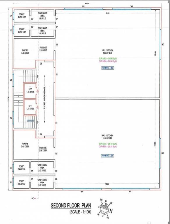 the grand devji Block A Cluster Plan for 2nd Floor