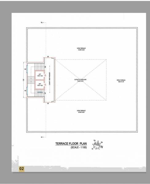 Block A Cluster Plan for Terrace Floor the-grand-devji Block A Cluster Plan for Terrace Floor