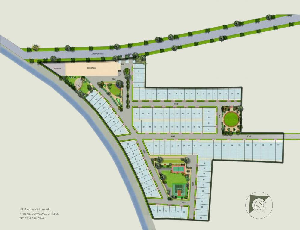 the residences Layout Plan