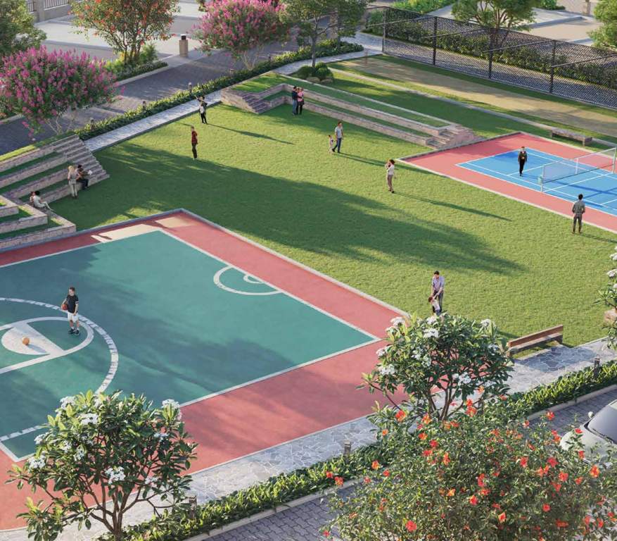 the residences Basketball Court