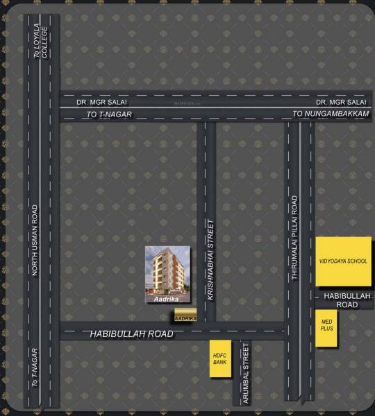  aadrika Location Plan