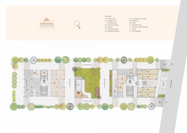  kailashaa A & B Cluster Plan for ground Floor