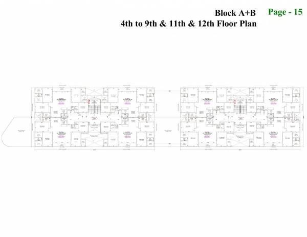  swastik Block A And B Cluster Plan