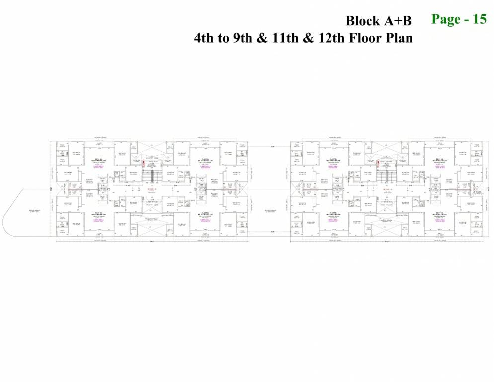  swastik Block A And B Cluster Plan