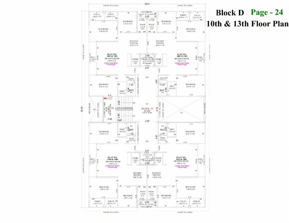  swastik Block D Cluster Plan