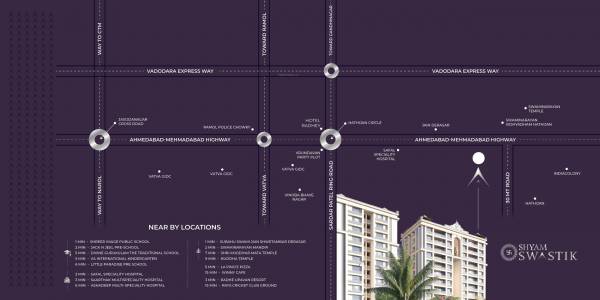 shyam-swastik Location Plan