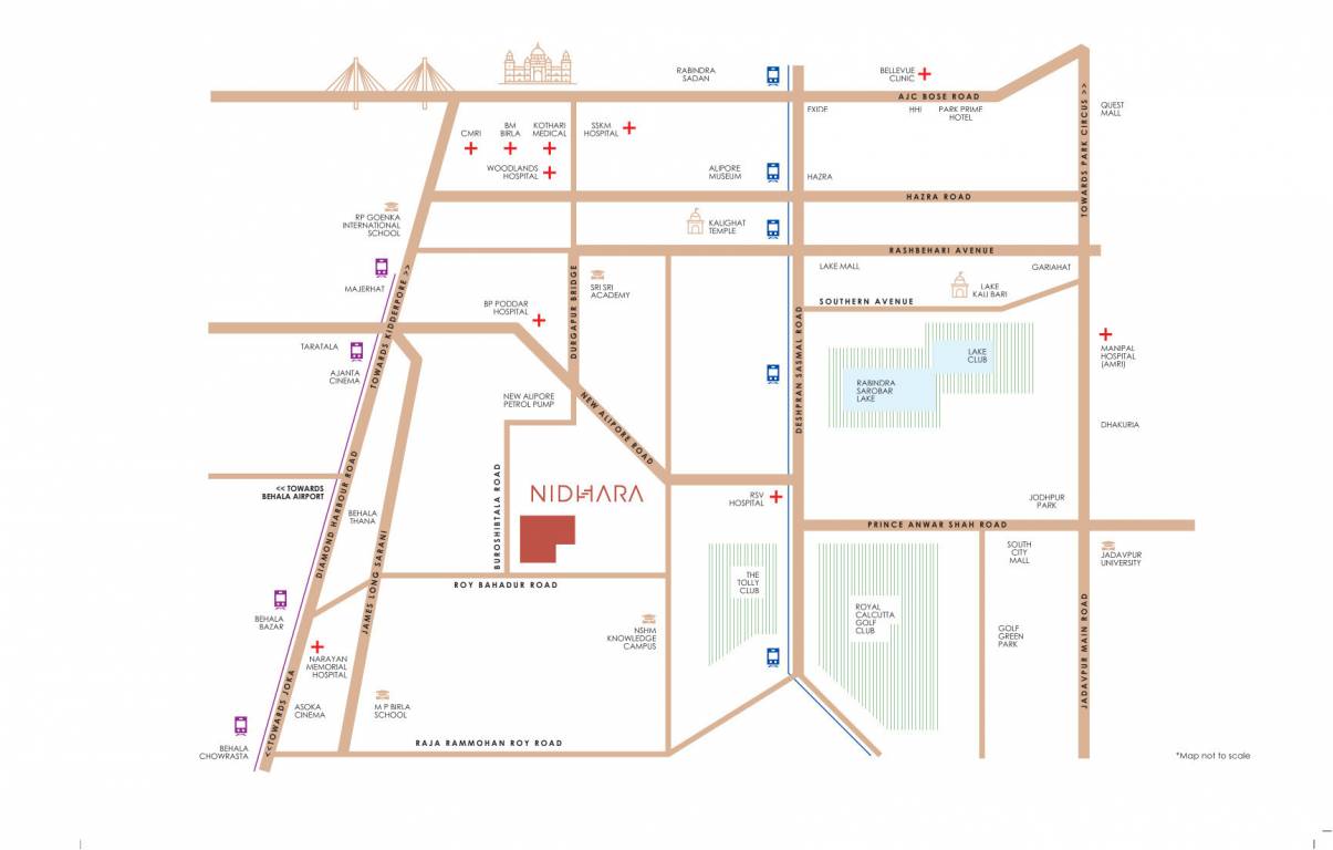  nidhara phase 1 Location Plan