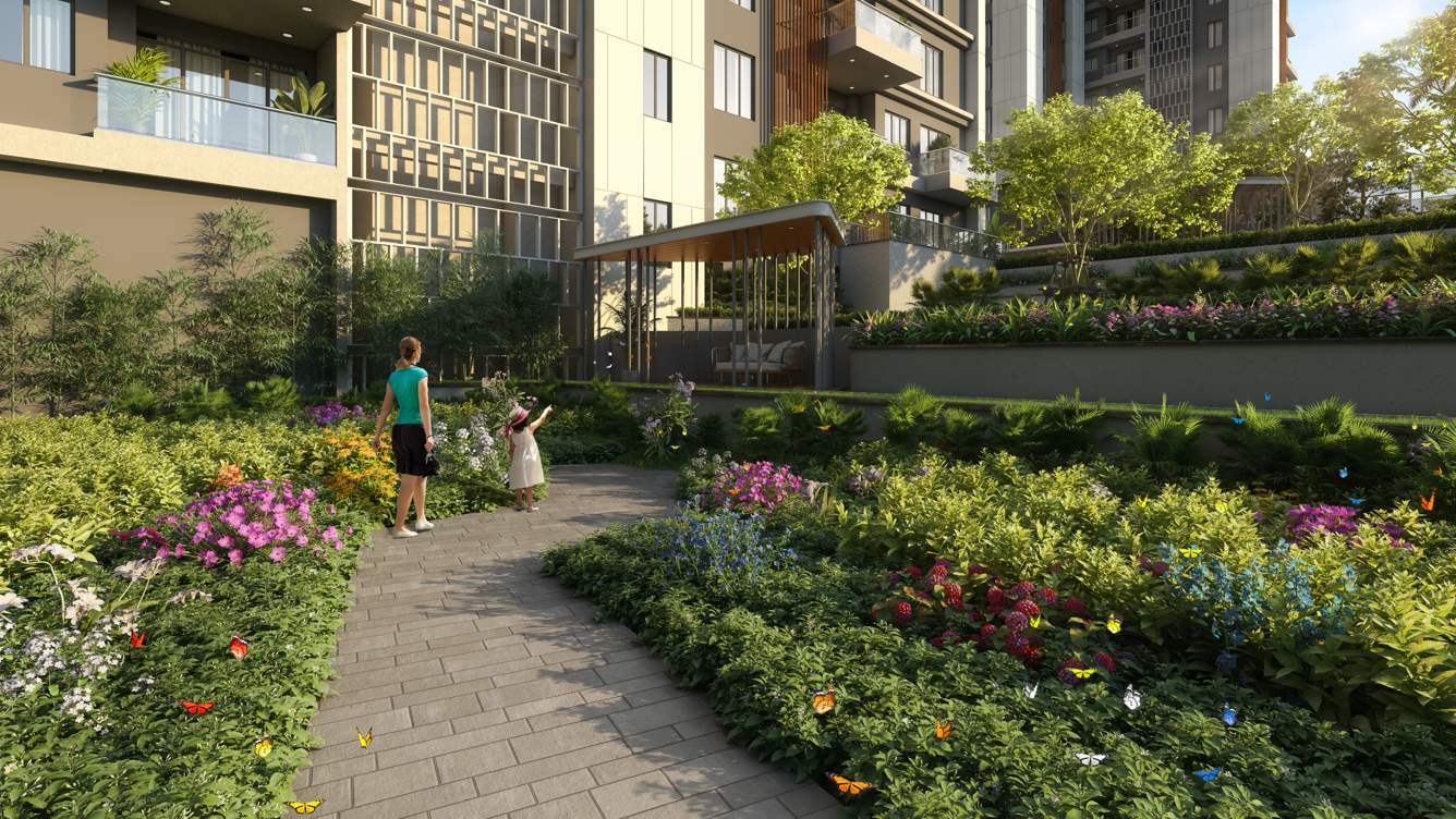  nidhara phase 1 Landscape Garden and Tree Planting