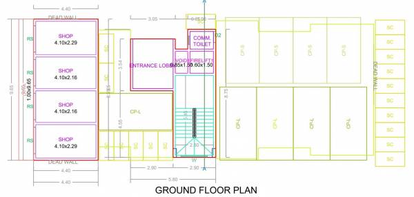  ishwar-gajanan Cluster Plan Ground Floor