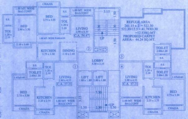  hiya-avenue Cluster Plan 8th, 13th Floor