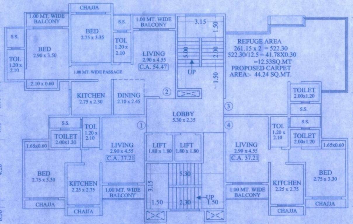  hiya avenue Cluster Plan 8th, 13th Floor