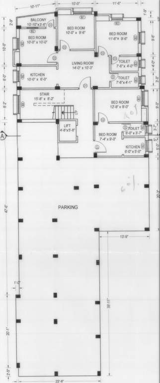  s v homely villas Cluster Plan Gropund Floor