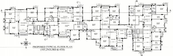  oriental-regency Oriental Regency Cluster Plan from 1st to 4th Floor