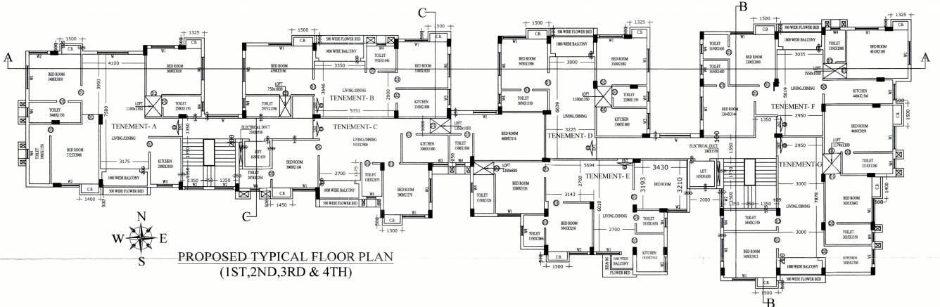 oriental regency Oriental Regency Cluster Plan from 1st to 4th Floor