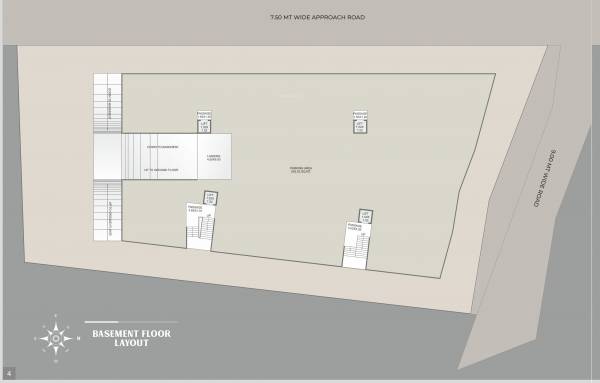  keizer-resicom-plazaa Tower A Basement Plan