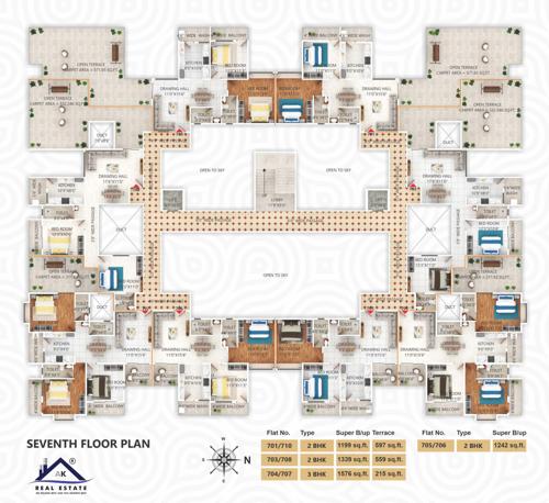 Royal Heights Cluster Plan for 7th Floor royal-heights Royal Heights Cluster Plan for 7th Floor