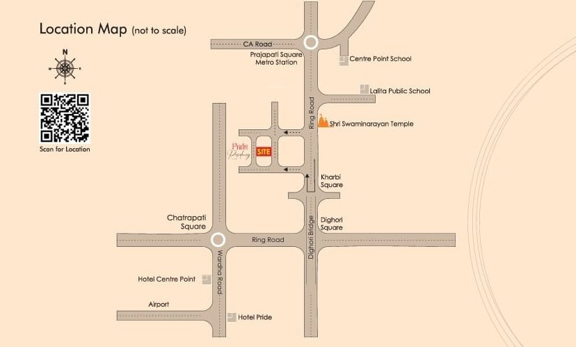 pride residency Location Plan