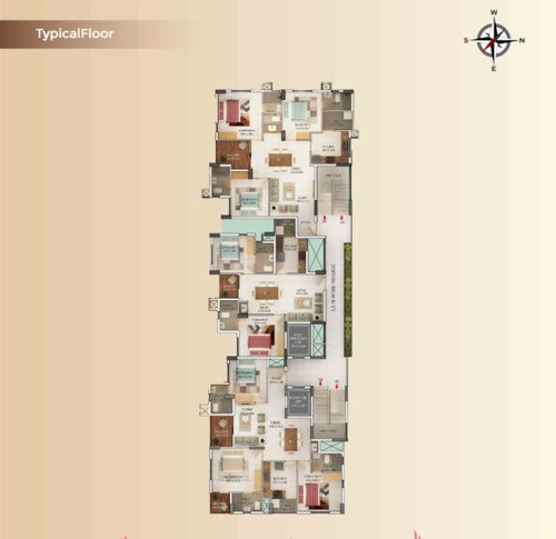  surabhi Surabhi Cluster Plan from 1st to 10th Floor