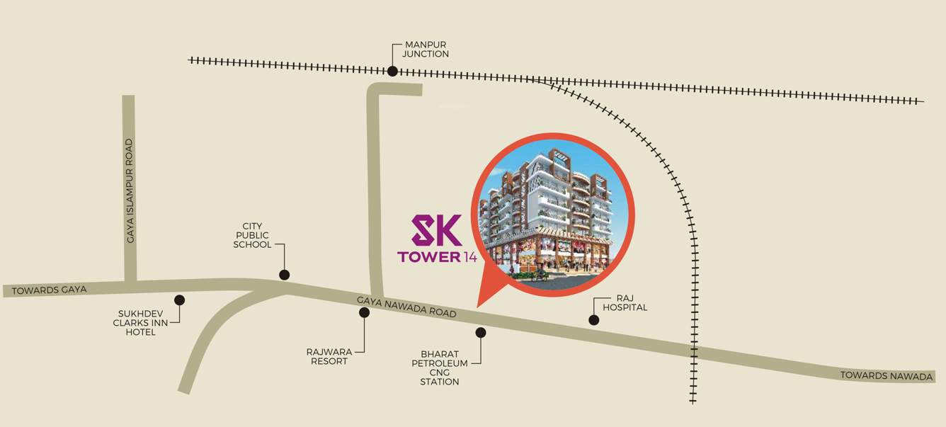  s k tower 14 Location Plan