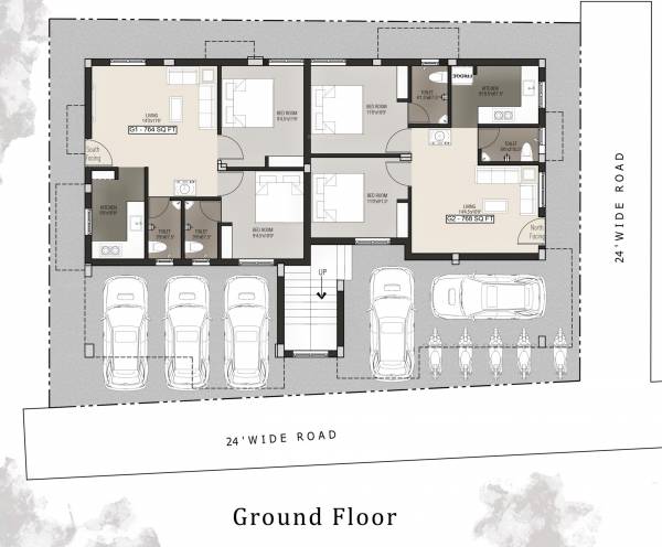  novus Novus Cluster Plan for ground Floor