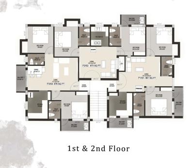  novus Novus Cluster Plan from 1st to 2nd Floor