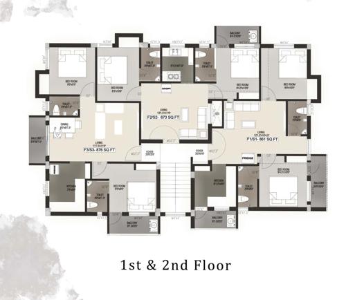  novus Novus Cluster Plan from 1st to 2nd Floor