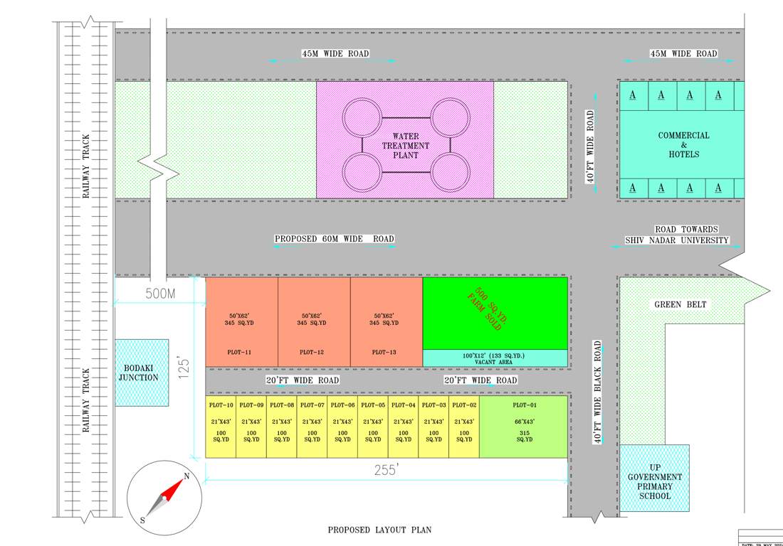  ram vatika Layout Plan